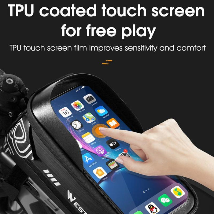 2.2L Hard Shell Bike Bag For 7.4 Phones