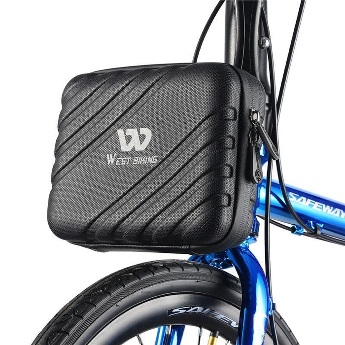 2L Folding Bike Hard Shell Storage Bag Black