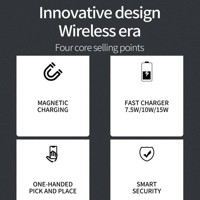 3 In 1 Magnetic Wireless Charger For Phone Watch Airpods