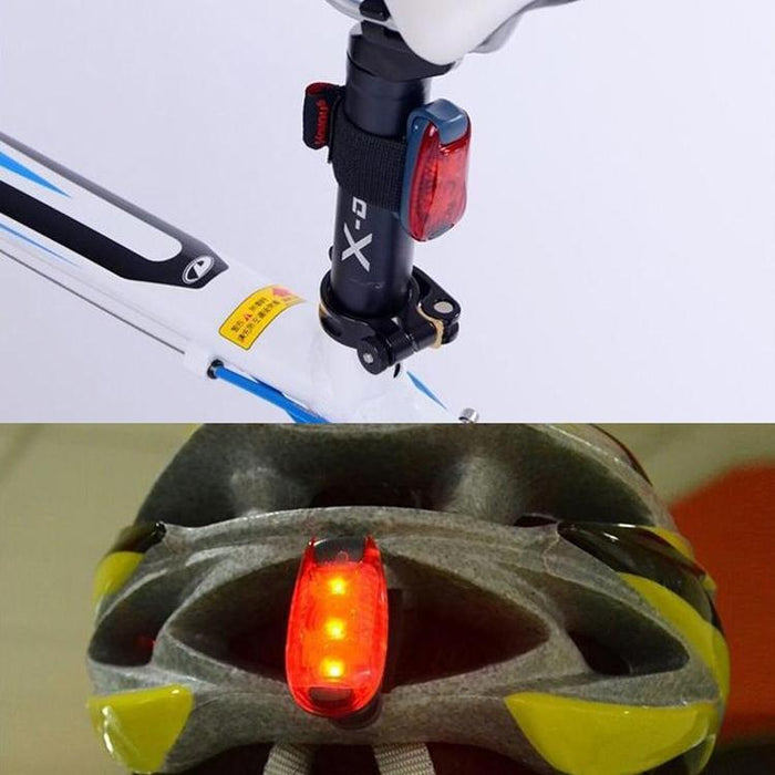 3 Led Red Cycling Night Light For Outdoor Activities
