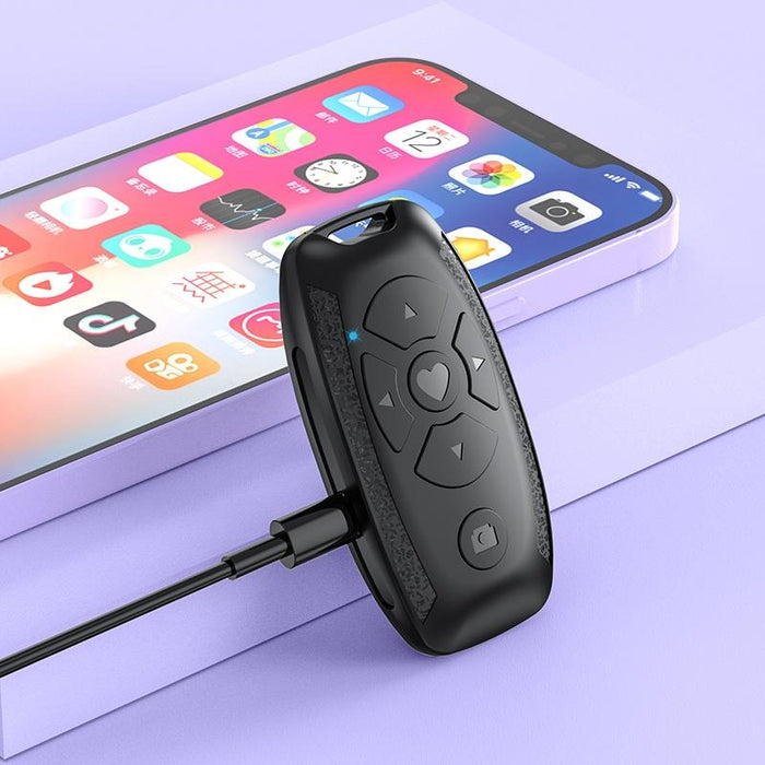 Bluetooth Selfie Video Remote For S86 Car Key Multifunctional