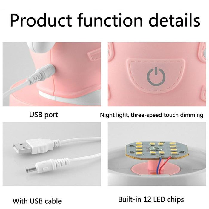 3W Usb Pet Night Light Cartoon Crown Design
