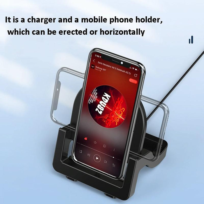 15W Vertical Wireless Fast Charger With Phone Holder