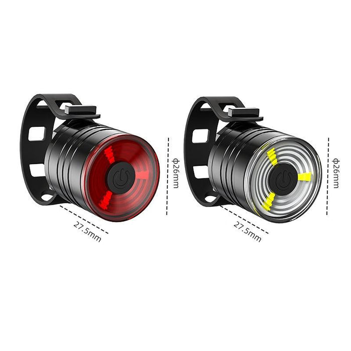 2-Pack 200Lm Aluminum Led Bike Taillight