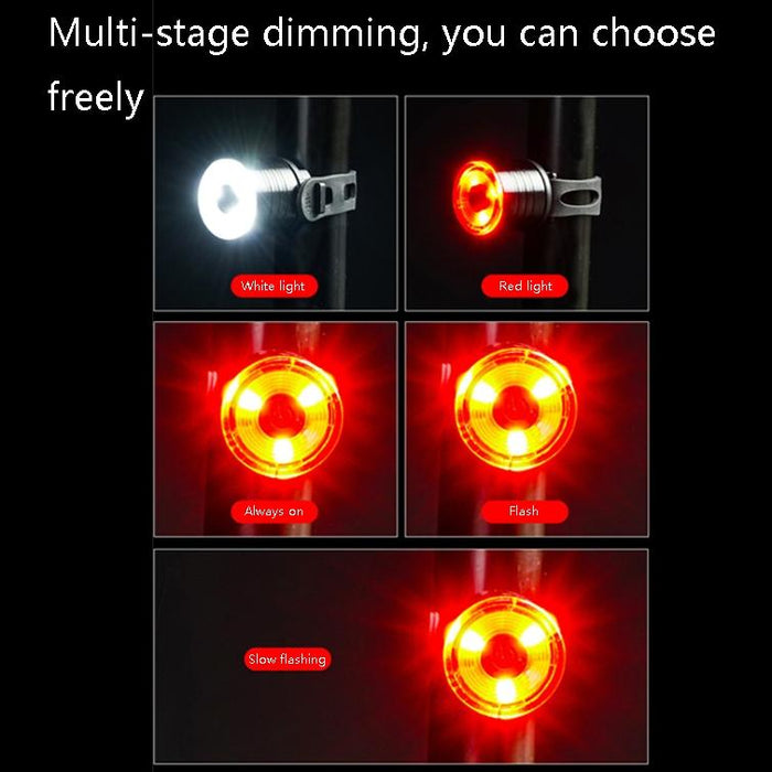 2-Pack 200Lm Aluminum Led Bike Taillight