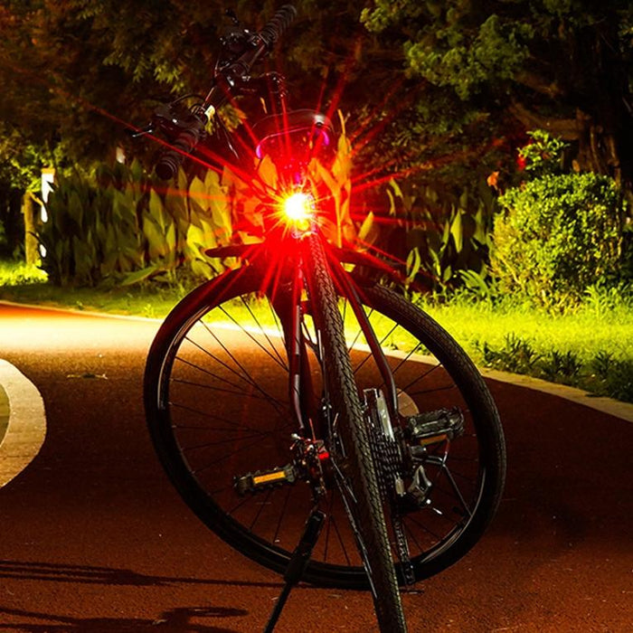 2-Pack 200Lm Aluminum Led Bike Taillight
