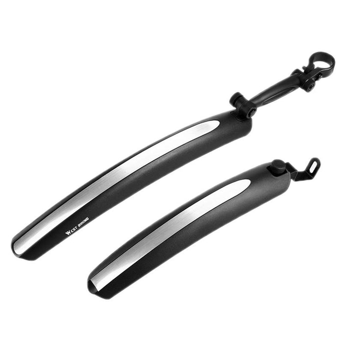 Reflective Folding Bike Mudguard Black
