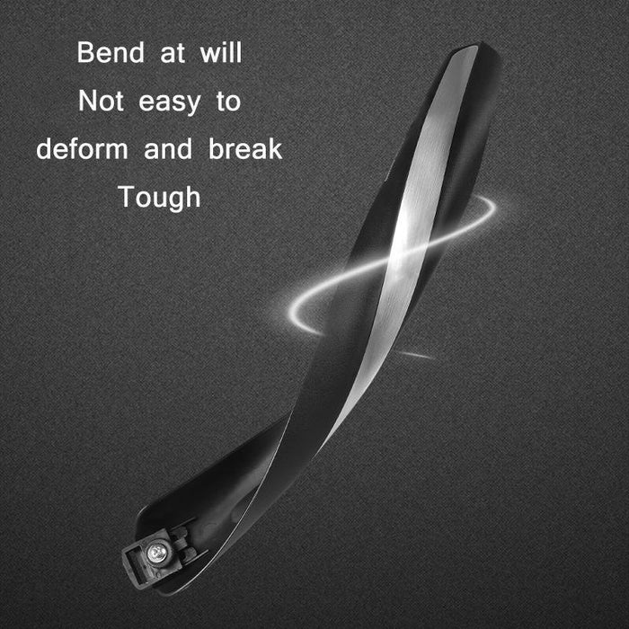 Reflective Folding Bike Mudguard Black