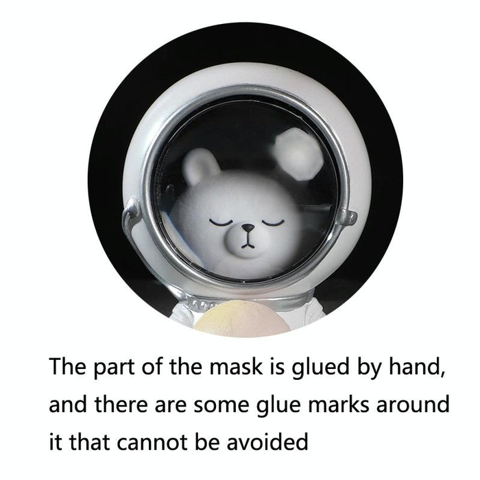 Silver Star Resin Planet Night Light Home Decor