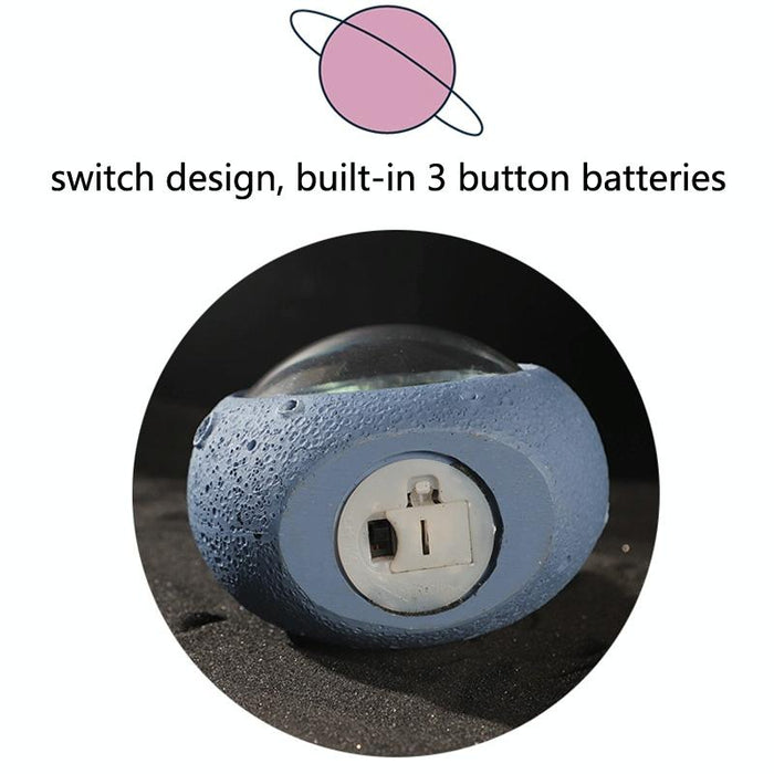 Resin Astronaut Night Light Bear Design