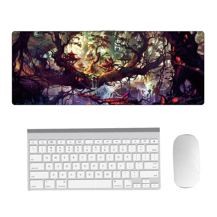 Fantasy Pattern Mouse Pad 300 X 800 X 4Mm Hand Painted