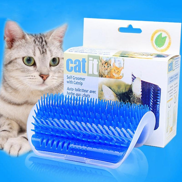 Cat Corner Hair Massage Brush Pet Grooming