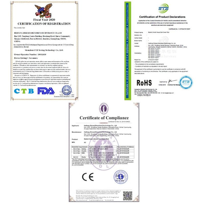 Smart Luminous Ear Pick Set Bebird T15