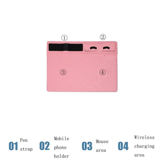 Jj 82401 Mouse Pad With Phone Charging & Holder