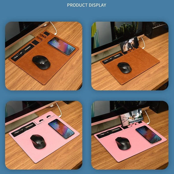 Jj 82401 Mouse Pad With Phone Charging & Holder