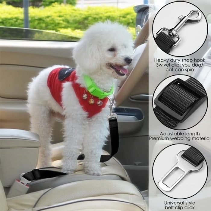 Pet Safety Belt For Car Seats Random Colour
