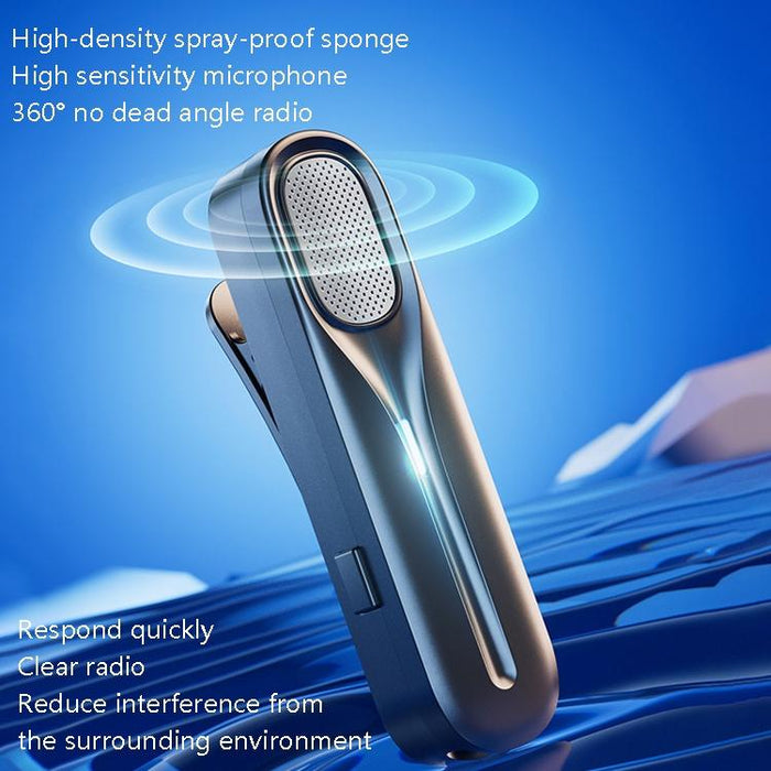 2.4G Wireless Collar Microphone + Charging Bin For Live Broadcast