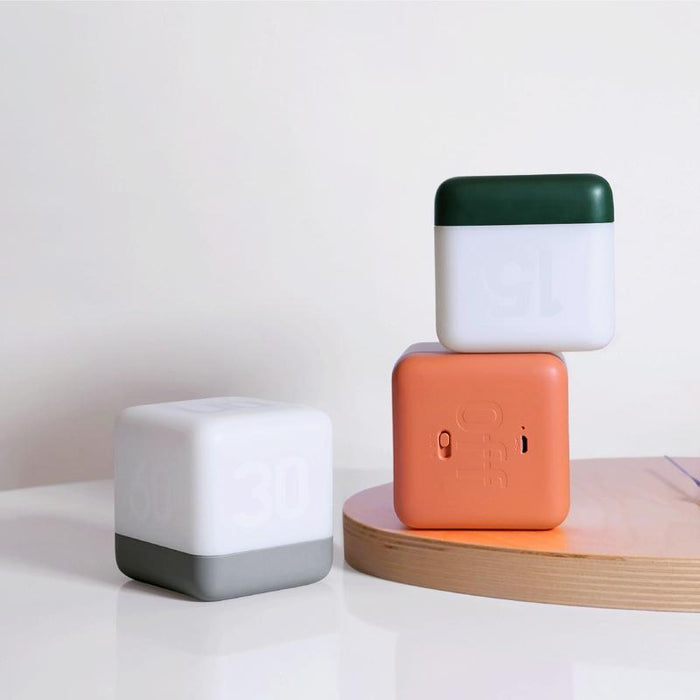 Square Flip Polyhedral Night Light Timed Illumination