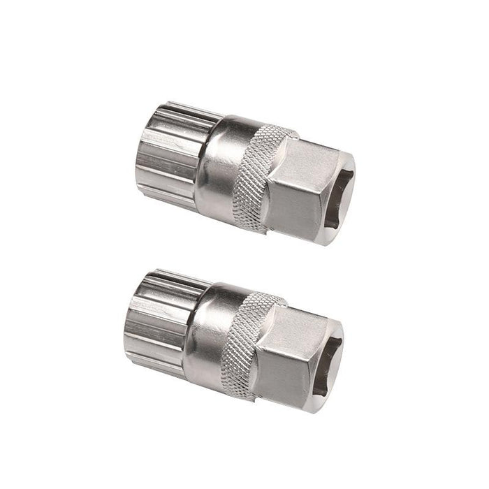 2-Piece Bike Flywheel Sleeve For Easy Installation Silver