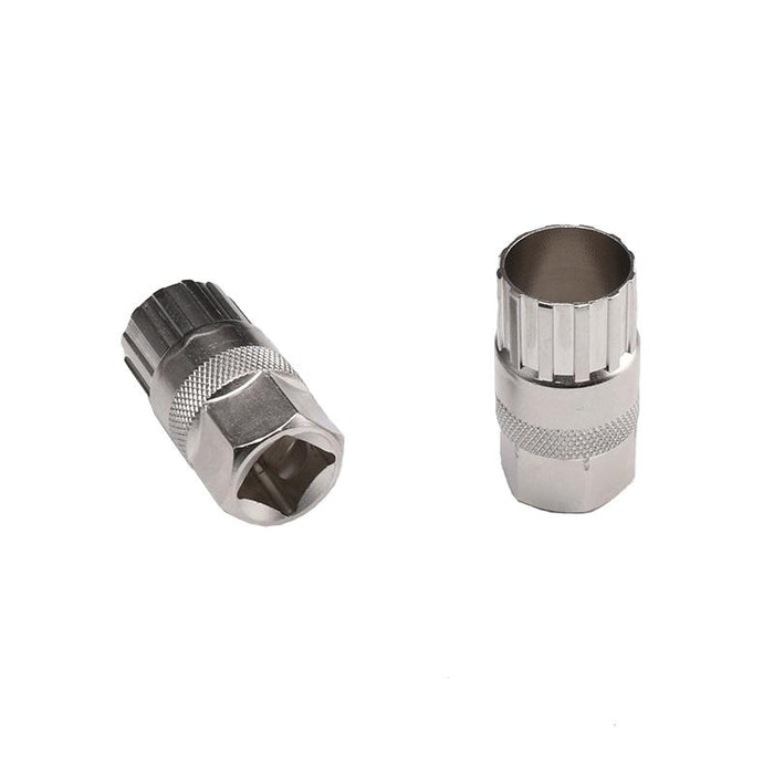 2-Piece Bike Flywheel Sleeve For Easy Installation Silver