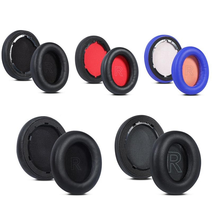 2 Pack Earphone Covers For Anker Soundcore Life Q10 Black / Red