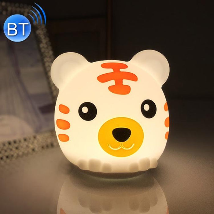 Da006 Colourful Tiger Night Light W / Bluetooth Speaker