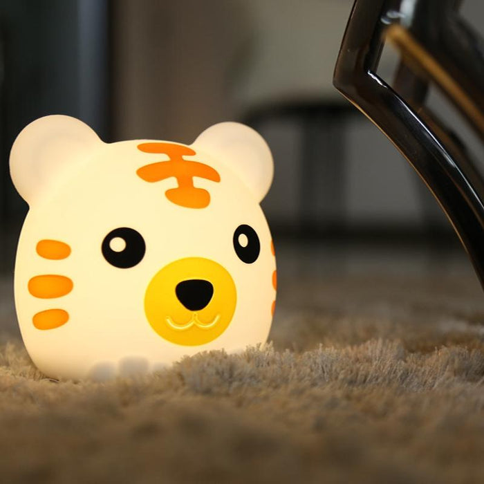 Da006 Colourful Tiger Night Light W / Bluetooth Speaker