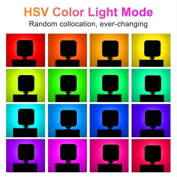 D01 66 Leds 2500-9000K Double-Sided Rgb Led Fill Lights