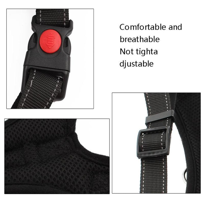 Xl Adjustable Chest Strap For K9 Dogs