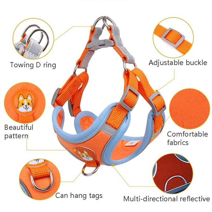 Reflective Dog Traction Rope Size M