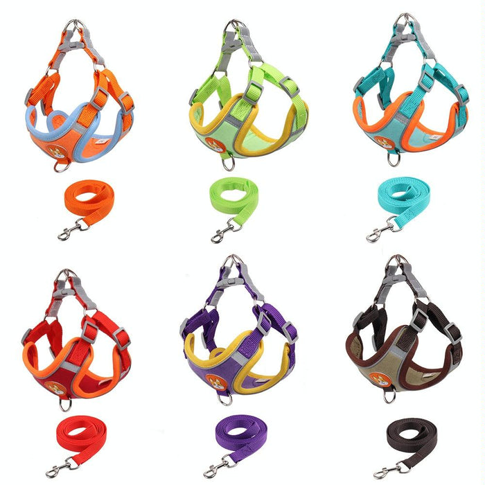Reflective Dog Traction Rope Xl Chest Straps