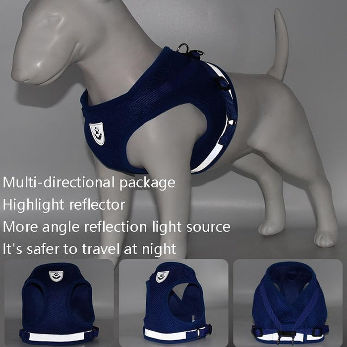 Reflective Breathable Dog Chest Strap Size Xs