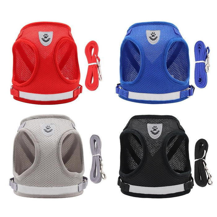 Xl Reflective Breathable Dog Chest Strap Bl 844