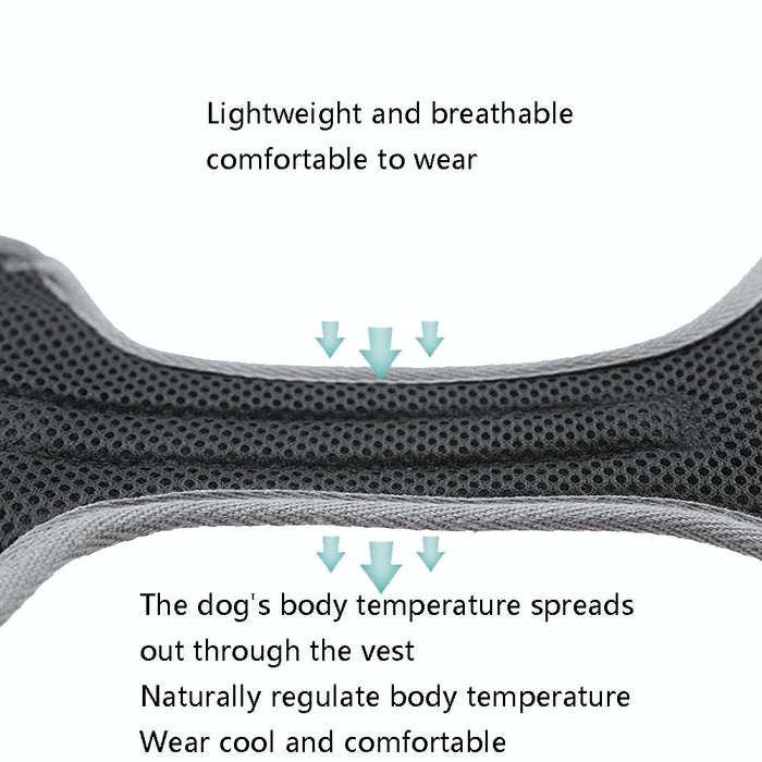 Breathable Mesh Dog Chest Straps Size M
