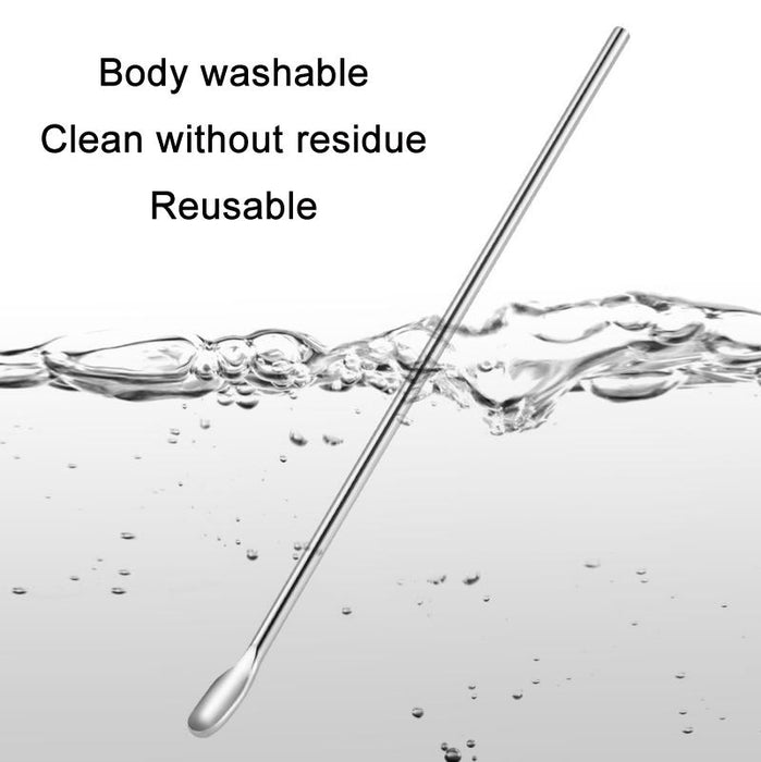 6 In 1 Portable Stainless Steel Ear Pick Black