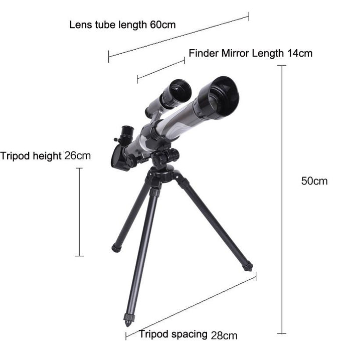 C2130 20X-40X Hd Astronomical Telescope With Multi-Eyepiece As Show
