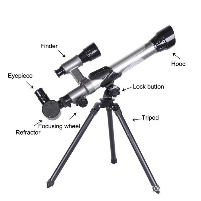 C2130 20X-40X Hd Astronomical Telescope With Multi-Eyepiece As Show