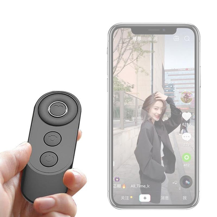 Bluetooth Selfie Remote For Mobile Phones Elegant Black