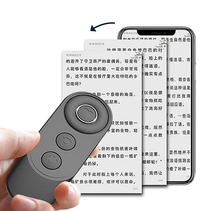 Bluetooth Selfie Remote For Mobile Phones Elegant Black