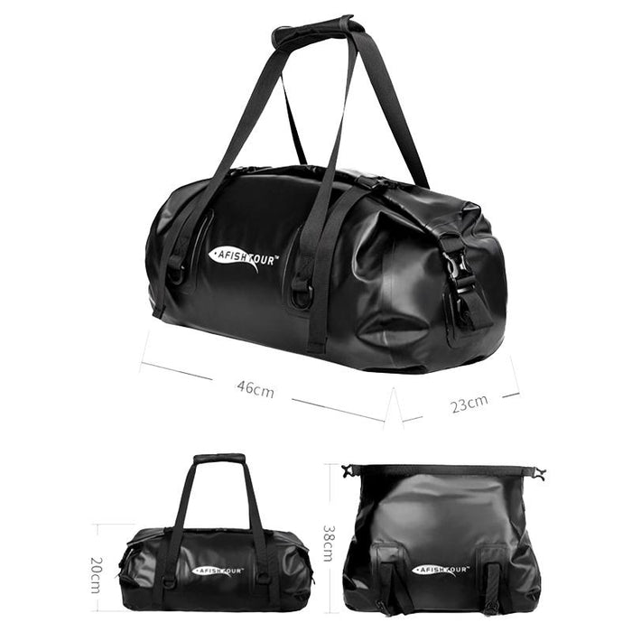 20L Outdoor Bike Rear Rack Bag Black