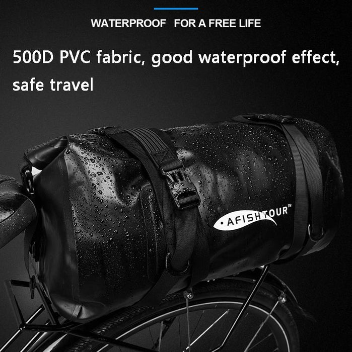 20L Outdoor Bike Rear Rack Bag Black