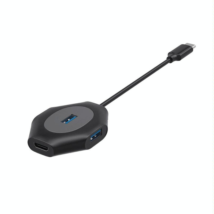 2-In-1 Usb Docking Station Fast Charge Multi-Port Usb3.0 5V+1Xusb3.0+3Xusb2.0