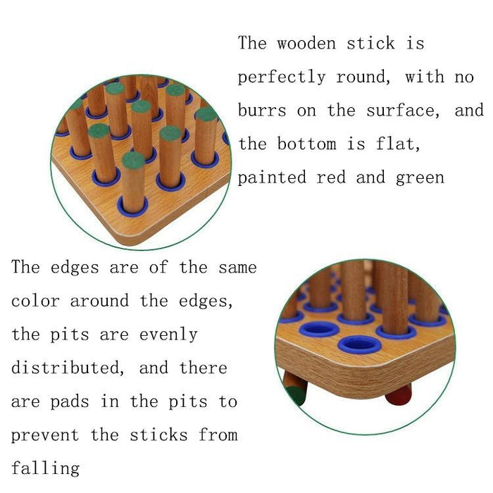 Small Wooden Finger Exercise Board For Rehabilitation Training