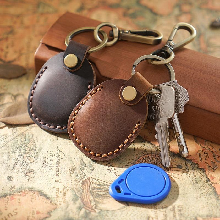 Vintage Leather Proximity Card Holder Access Control