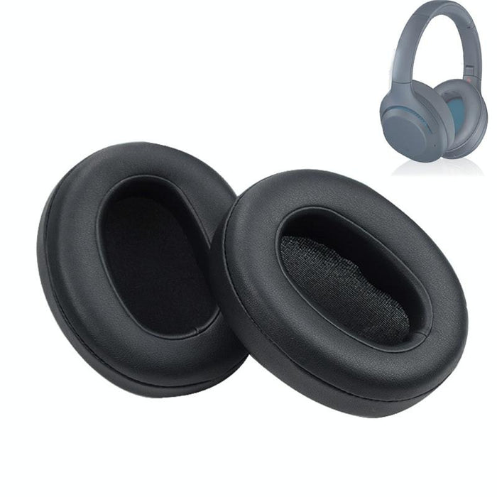 2Pcs Sponge Earpad For Sony Wh-Xb900N Headset - Protein Skin-Black