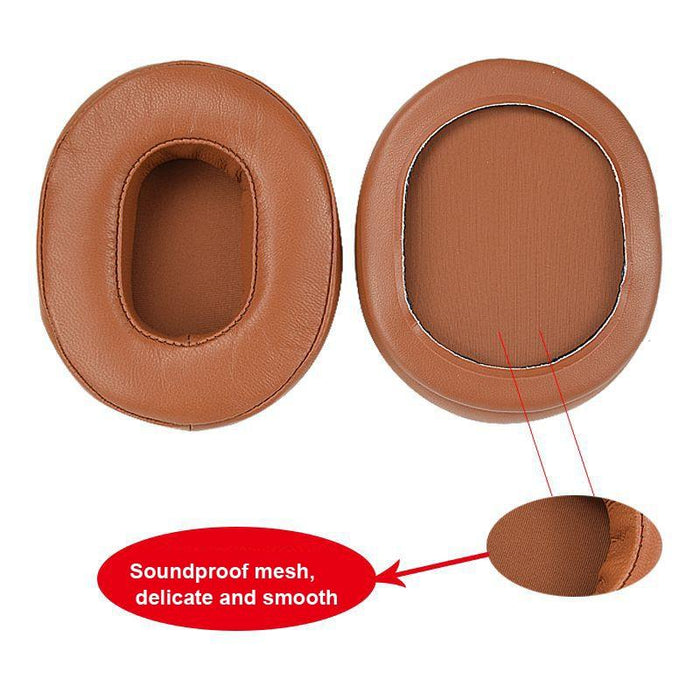 2Pcs Sponge Earmuff For Audio-Technica Ath-M50 / M40 / M50X / Msr7 - Sheepskin-Black