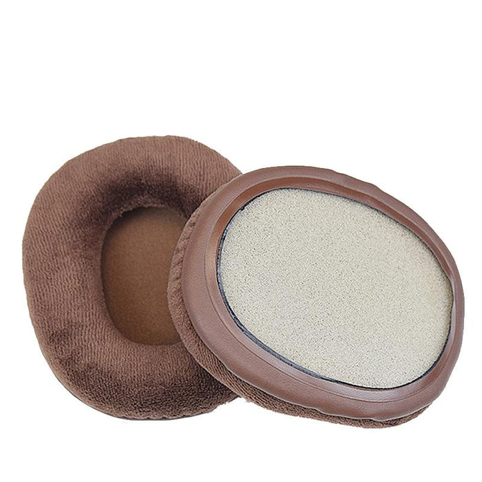 1 Pair Headset Earmuffs For Audio-Technica Ath-M50X / M30X / M40X / M20X - Brown-Fluff