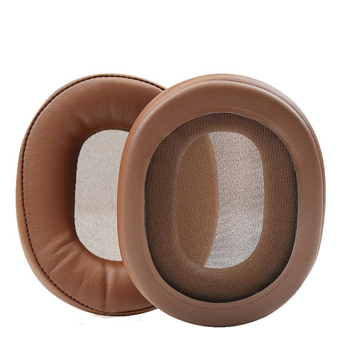 1 Pair Headset Earmuffs For Audio-Technica Ath-M50X / M30X / M40X / M20X - Brown-Protein Skin