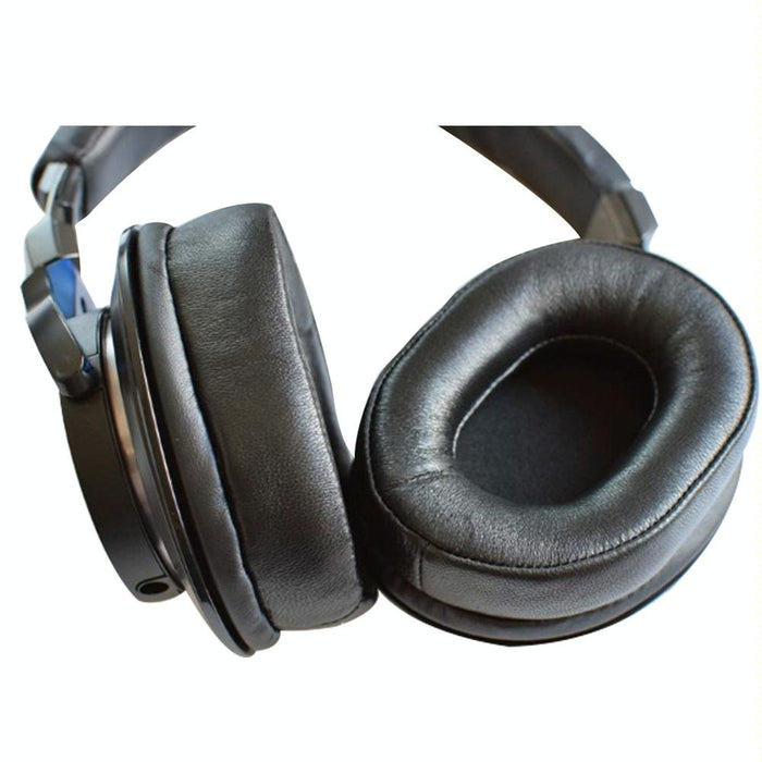 1 Pair Headset Earmuffs For Audio-Technica Ath-M50X / M30X / M40X / M20X - Brown-Protein Skin