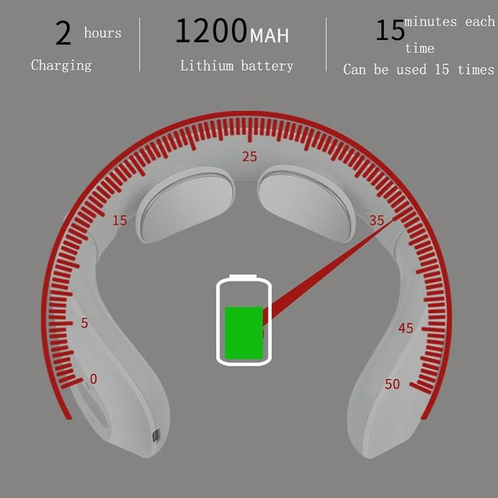 Smart Neck Massager English White